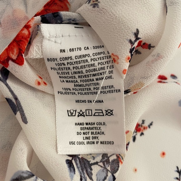 Anthropologie Maeve Dellaroe Floral Button-down size S - Picture 10 of 12